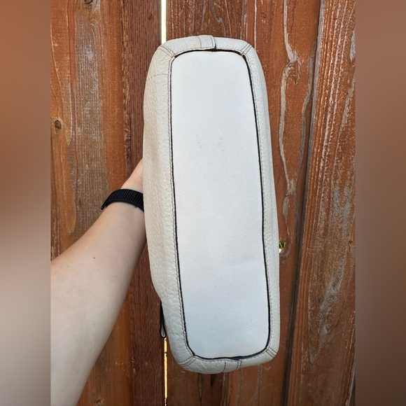 🦢Vintage Coach Hobo White Pebbled Leather Shoulder Bag 1429 🦢 - Picture 4 of 12